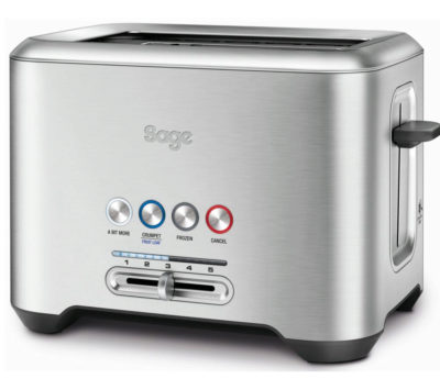 SAGE by Heston Blumenthal A Bit More 2-Slice Toaster - Silver SAGE by Heston Blumenthal A Bit More 2-Slice Toaster - Silver